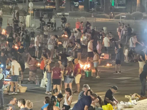 Het grote dorps/paella feest